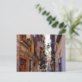 Steeg in Napels (Napoli) Uitnodiging Briefkaart (Staand voorkant)