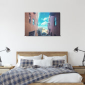 Steeg in San Francisco Canvas Afdruk (Insitu (Slaapkamer))