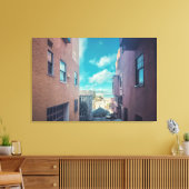 Steeg in San Francisco Canvas Afdruk (Insitu (Woonkamer))