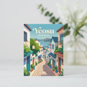 Steeg in Yeosu Zuid-Korea Briefkaart (Staand voorkant)