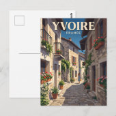 Steeg in Yvoire Frankrijk Briefkaart (Voorkant / Achterkant)