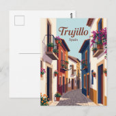 Steeg, Trujillo Spanje Briefkaart (Voorkant / Achterkant)