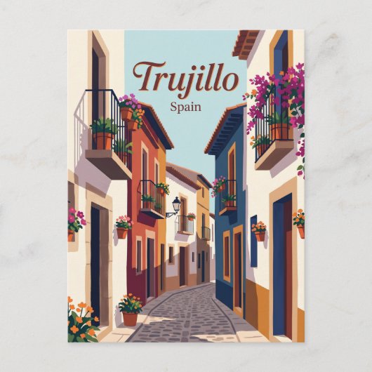 Steeg, Trujillo Spanje Briefkaart (Voorkant)