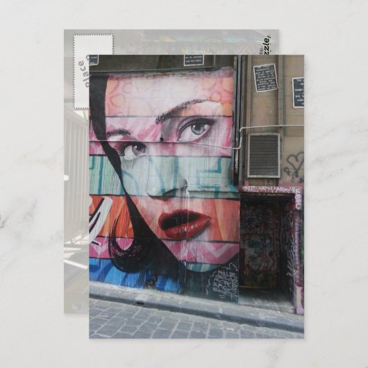 Steeg van Hosier van het Briefkaart van de Kunst (Voorkant / Achterkant)