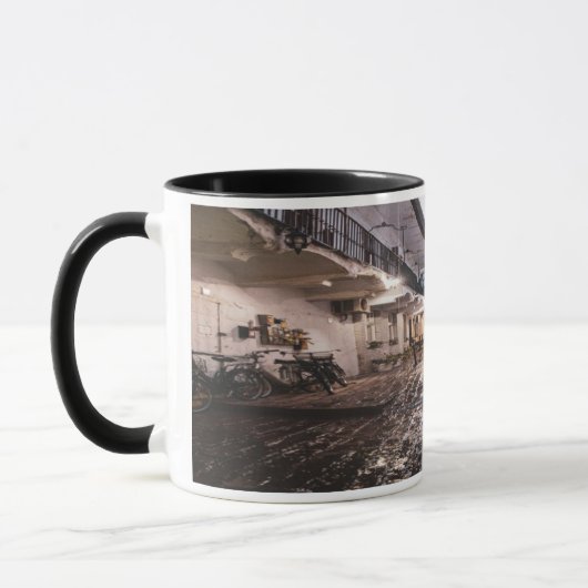Steeg Vintage Gebouw Regenstraat Mok (Links)