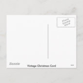 steegje-kattenmeisje feestdagenkaart (Achterkant)