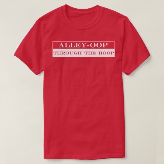 steegje loop door de hoepel t-shirt (Design voorkant)