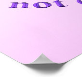 Steek alsjeblieft mijn vacht niet, ik ben er niet  poster (Hoek)