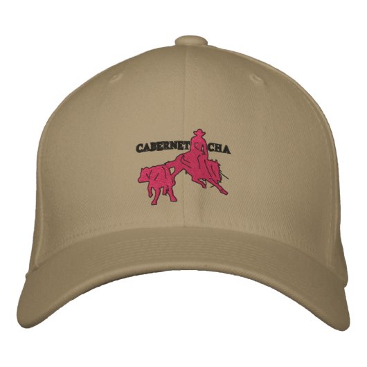Steek Cabernet CHA Kaki Casquette Roos Pet (Voorkant)