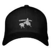 Steek Cabernet CHA Noir Casquette Blanc Pet (Voorkant)