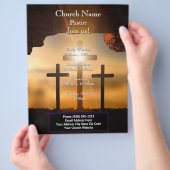 Steek Calvarieberg Pasen over, doe mee met de dien Flyer (Hand)