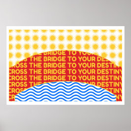 Steek de brug over naar je Destiny Wall Art Poster