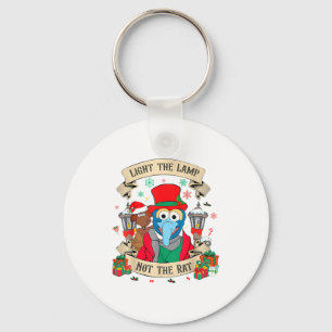 Steek De Lamp Aan Niet De Rat Grappig Kerstmis Mat Sleutelhanger