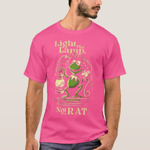 Steek de lamp aan, niet de rat Kermit fanart T-shirt
