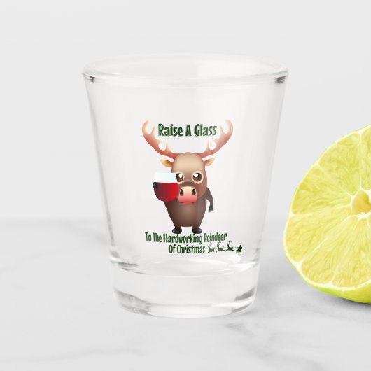 Steek een glas op de rendiermachine (Voorkant)