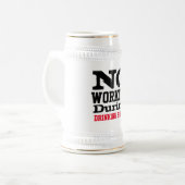 Steek een toast in stijl, grappig werk, Drink uren Bierpul (Voorkant links)