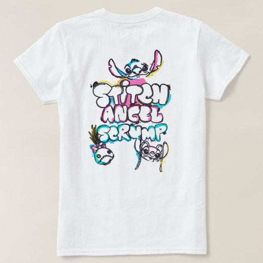 STEEK ENGEL T-SHIRT (Design achterkant)