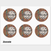 STEEK HEM! RONDE STICKER (Vel)