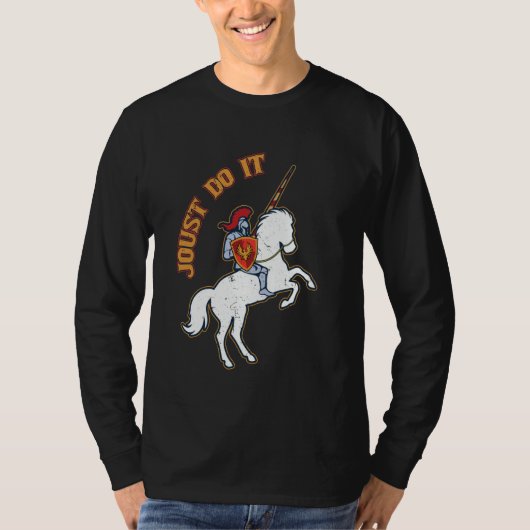 Steek het grappig Ren Faire steekspel Middeleeuwse T-shirt (Voorkant)