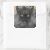 Steek het op je... vierkante sticker (Tas)