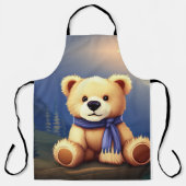 Steek in stijl met ons Teddy Bear Kitchen Schort (Voorkant)