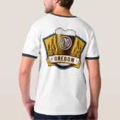 Steek je glas omhoog. t-shirt (Achterkant)