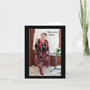 Steek je hand op als je denkt dat de wereld gek is kaart