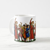 Steek je handen omhoog koffiemok (Voorkant links)