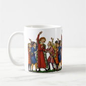 Steek je handen omhoog koffiemok (Links)