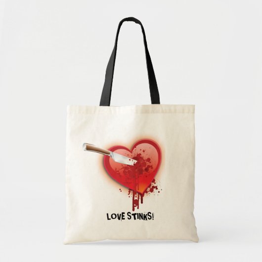 Steek me in het hart Anti-Valentijnse Tote Bag (Voorkant)