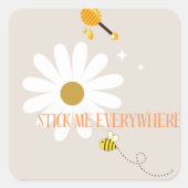 Steek me overal Sticker (Voorkant)