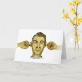 Steek mijn oren naar alle politieke eenden kaart (Gele Bloem)