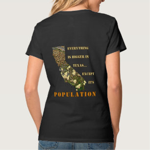 Steek niet in het Beer, Californië Stem! T-shirt