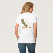 Steek niet in het Beer, Californië Stem! T-shirt (Achterkant volledig)