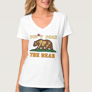 Steek niet in het Beer, Californië Stem! T-shirt