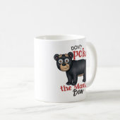 Steek niet in het mama Beer Koffiemok (Voorkant rechts)