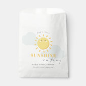 Steek ons kleine zonnige gele Baby shower Bedankzakje (Voorkant)