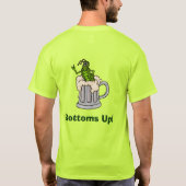 Steek Urho-flessen omhoog! + Salute Tweezijdig T-s T-shirt (Achterkant)