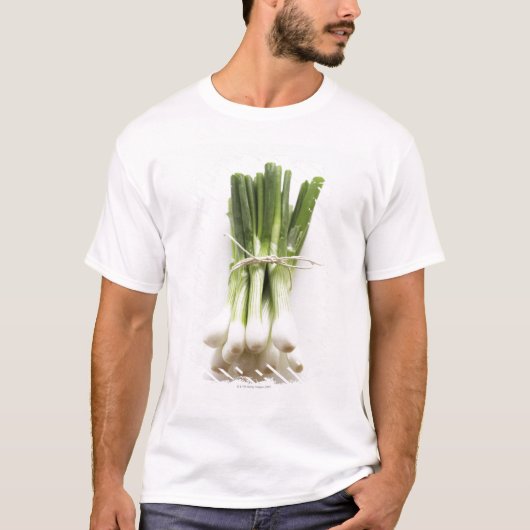 Steek van bosuien op witte kookplaat t-shirt (Voorkant)