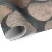 Steek van bruine bossen cadeaupapier (Rol Hoek)