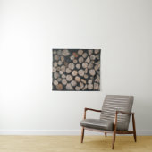Steek van bruine bossen wandkleed (In Situ (horizontaal))