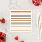 Steekgrijze strepen servet (Insitu)