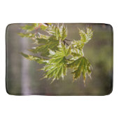 Steekgroene appelvertakking met kleine bladeren badmat (Voorkant)