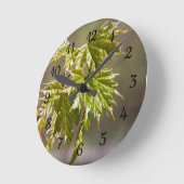 Steekgroene appelvertakking met kleine bladeren ronde klok (Hoek)