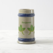 Steekgroene dolle cartoon bierpul (Center)