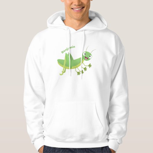 Steekgroene dolle cartoon hoodie (Voorkant)