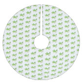 Steekgroene dolle cartoon kerstboom rok (Voorkant)