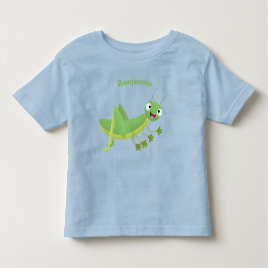 Steekgroene dolle cartoon kinder shirts (Voorkant)