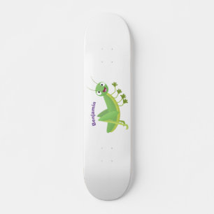 Steekgroene dolle cartoon persoonlijk skateboard