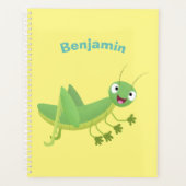Steekgroene dolle cartoon planner (Voorkant)